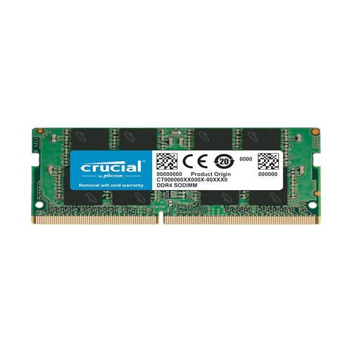 Crucial 32GB DDR4 RAM 3200MHz CL22 Laptop Memory price in hyderabad, telangana, nellore, vizag, bangalore