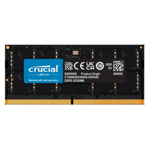 Crucial 32GB DDR5 4800MHz CL40 Laptop Memory price in hyderabad, telangana, nellore, vizag, bangalore