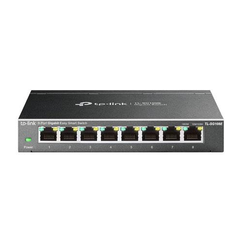 TP Link TL SG108PE 8 Port Gigabit Smart PoE Switch price in hyderabad, telangana, nellore, vizag, bangalore